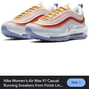 NIKE WOMANS AIR MAX 97 size 10 practically brand new